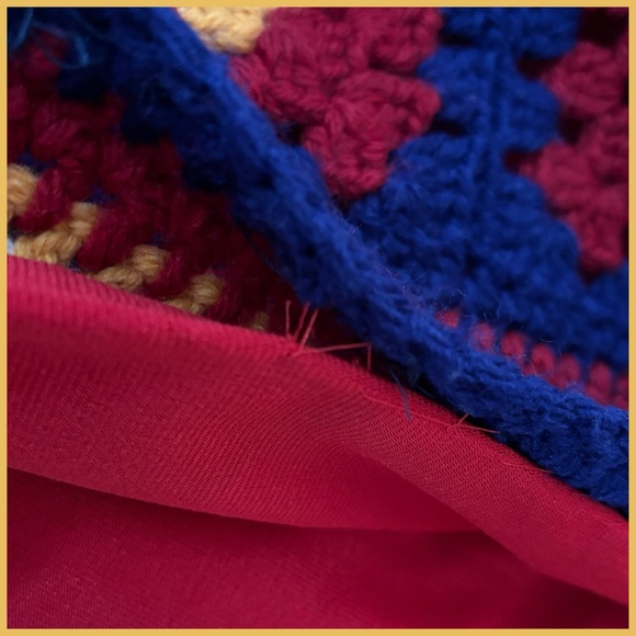 Handmade Granny Square Sweater - Picture 8 of 10